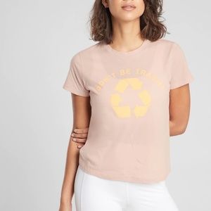 Athleta Organic Daily Cotton Tee - Earth Day - Don't Be Trashy